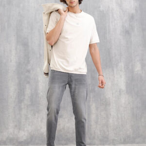 Low Fade Skinny Crop Jeans | Grey